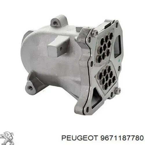 Радіатор системи EGR рециркуляції вихлопних газів Peugeot/Citroen 9671187780 ціна, від 32.50 USD