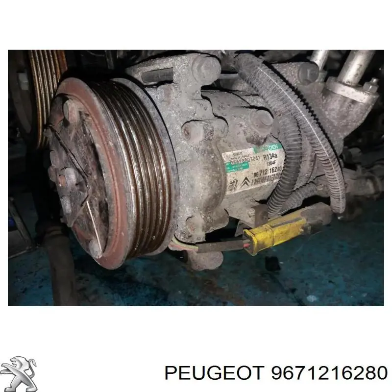 Купити 9671216280 Peugeot/Citroen Компресор кліматичної установки