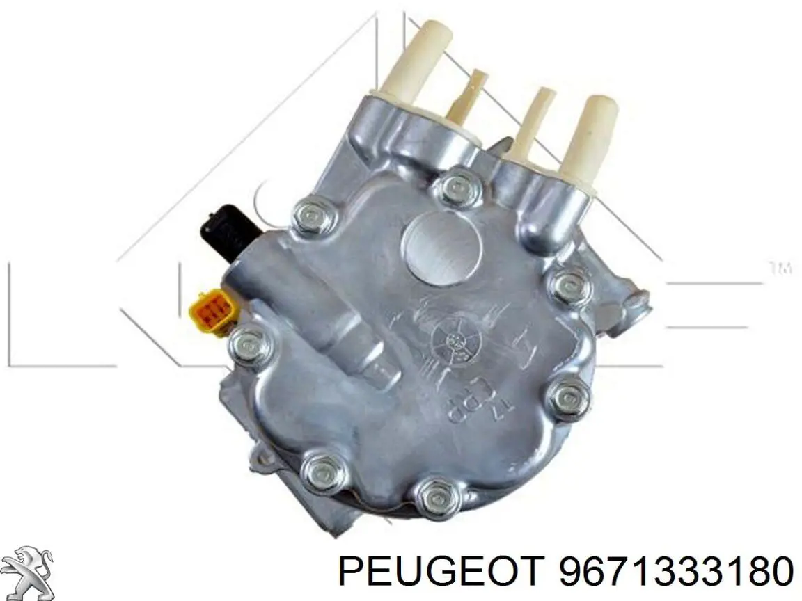 Компресор кондиціонера 9671333180 Peugeot/Citroen