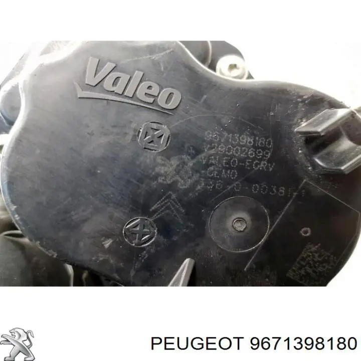 Клапан EGR Peugeot/Citroen 9671398180 ціна, від 53.61 USD