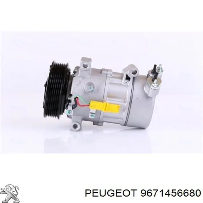 Компресор кондиціонера 9671456680 Peugeot/Citroen