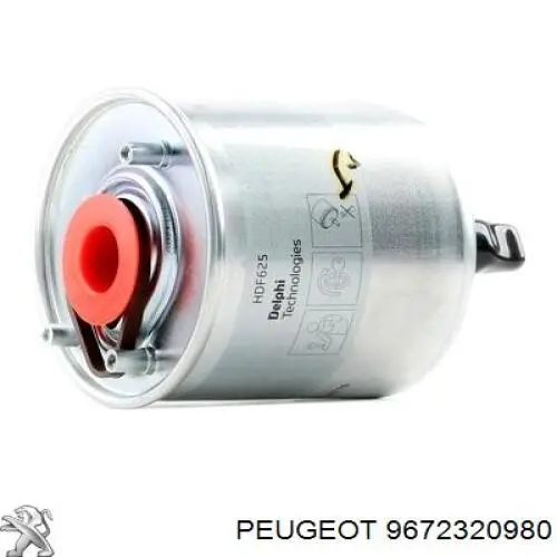 Фільтр тонкого очищення палива Peugeot/Citroen 9672320980 ціна, від 23.25 USD