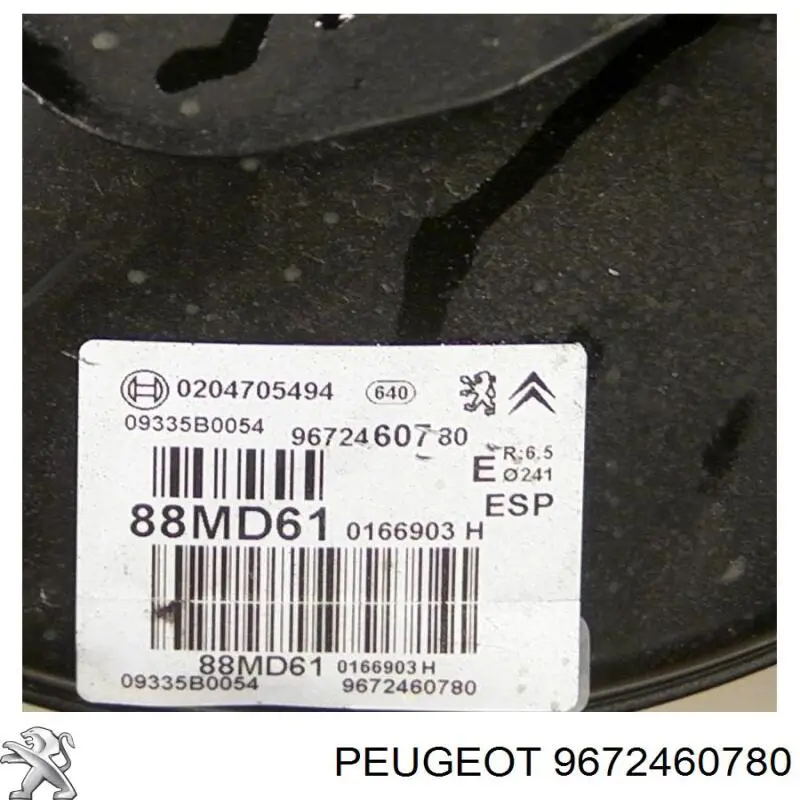 9672460780 Peugeot/Citroen 