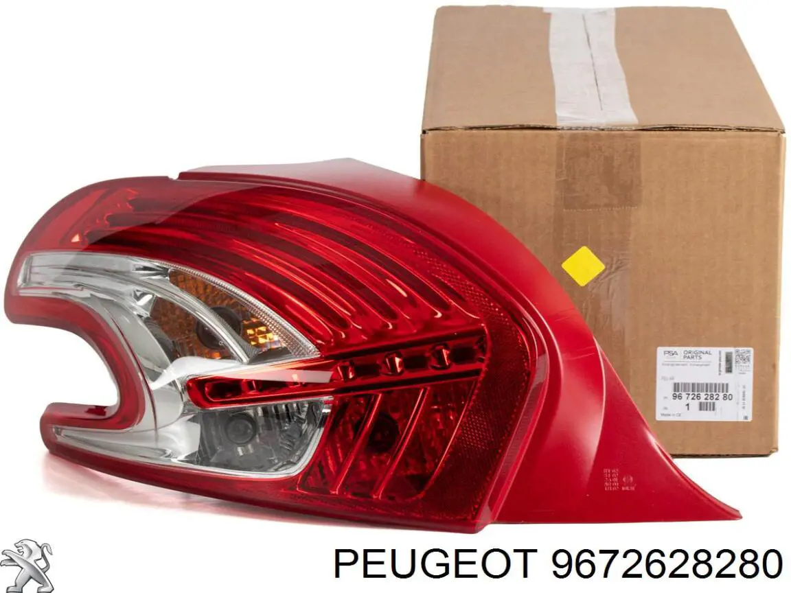 Ліхтар задній лівий Peugeot/Citroen 9672628280 ціна, від 71.51 USD