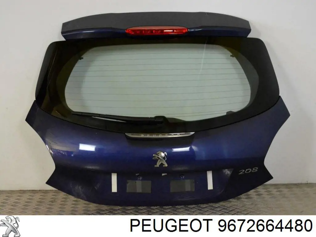 Двері задні, багажні (3-і)/(5-і) (ляда) Peugeot 208 (Пежо 208)