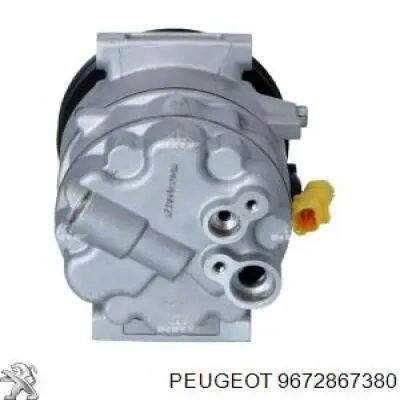 9672867380 Peugeot/Citroen компресор кондиціонера