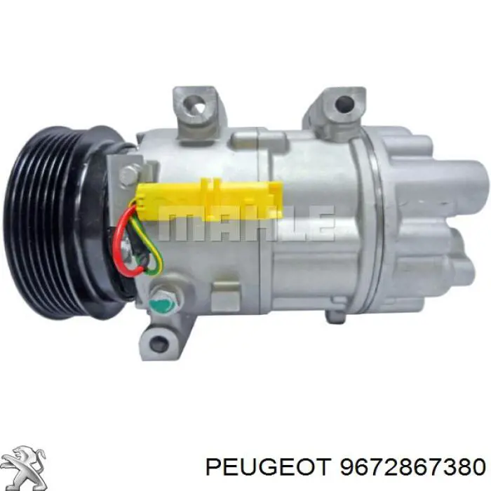 Купити 9672867380 Peugeot/Citroen Компресор кліматичної установки