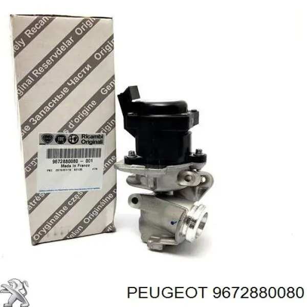 9672880080 Peugeot/Citroen клапан egr, рециркуляції газів