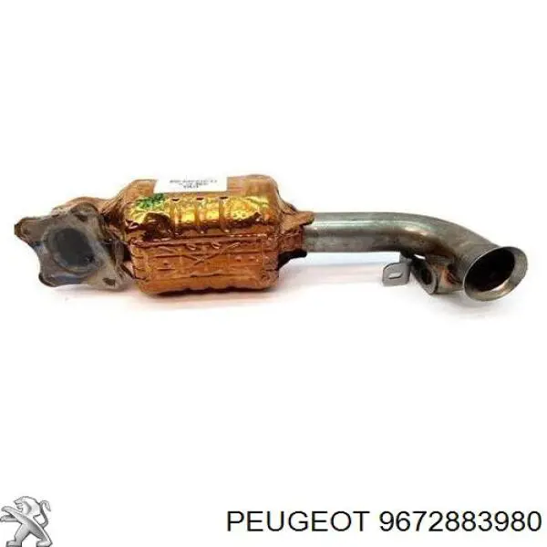 Конвертор-каталізатор (каталітичний нейтралізатор) Peugeot/Citroen 9672883980 ціна, від 252.04 USD