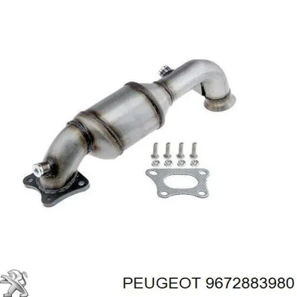 Купити 9672883980 Peugeot/Citroen Перетворювач відпрацьованих газів