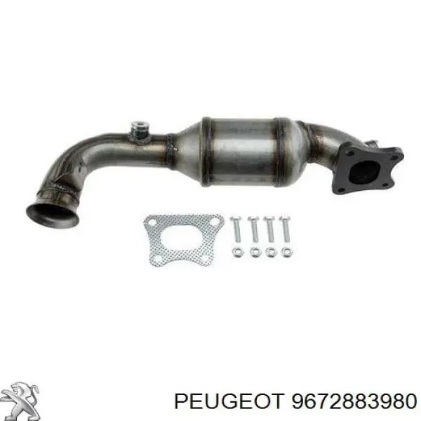 Конвертор-каталізатор Peugeot/Citroen 9672883980