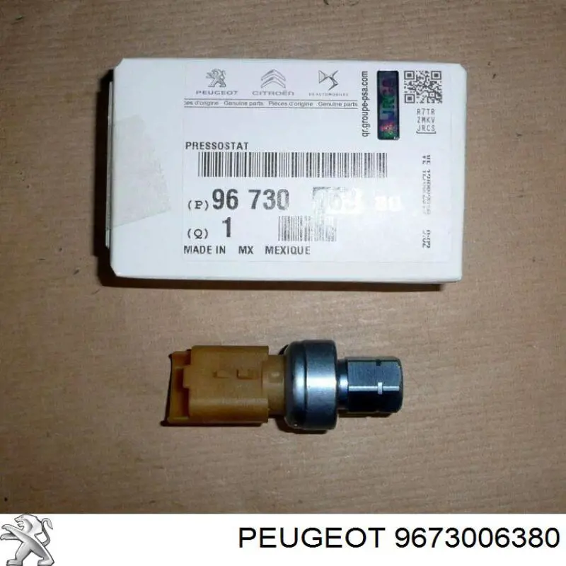 9673006380 Peugeot/Citroen Датчик тиску