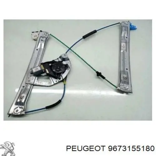 Механізм склопідіймача дверей передніх, правих Peugeot/Citroen 9673155180 ціна, від 43.51 USD