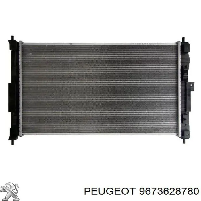 9673628780 Peugeot/Citroen Радіатор охолодження двигуна
