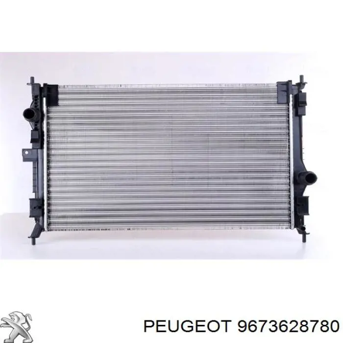 Купити 9673628780 Peugeot/Citroen Радіатор двигуна