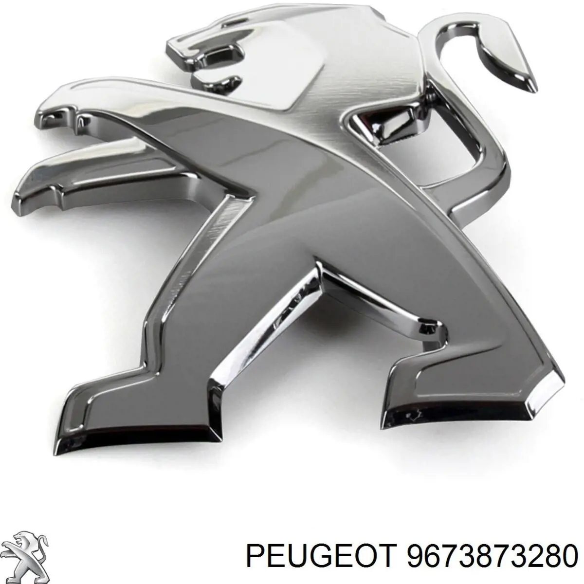 Емблема кришки багажника, фірмовий значок Peugeot 208 (Пежо 208)