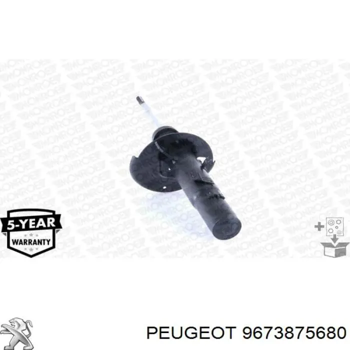 9673875680 Peugeot/Citroen Амортизатор передньої підвіски