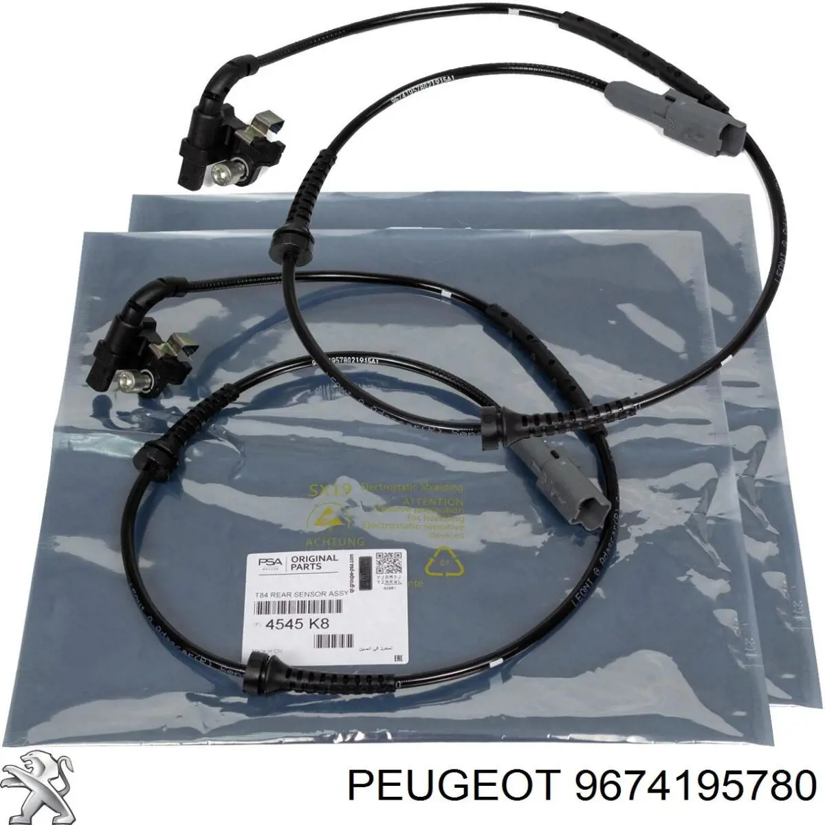 Купити 9674195780 Peugeot/Citroen Датчик АБС (ABS) задній