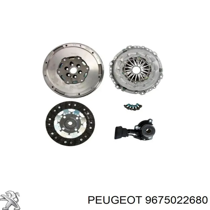 Комплект зчеплення (3 частини) Peugeot/Citroen 9675022680 ціна, від 313.43 USD