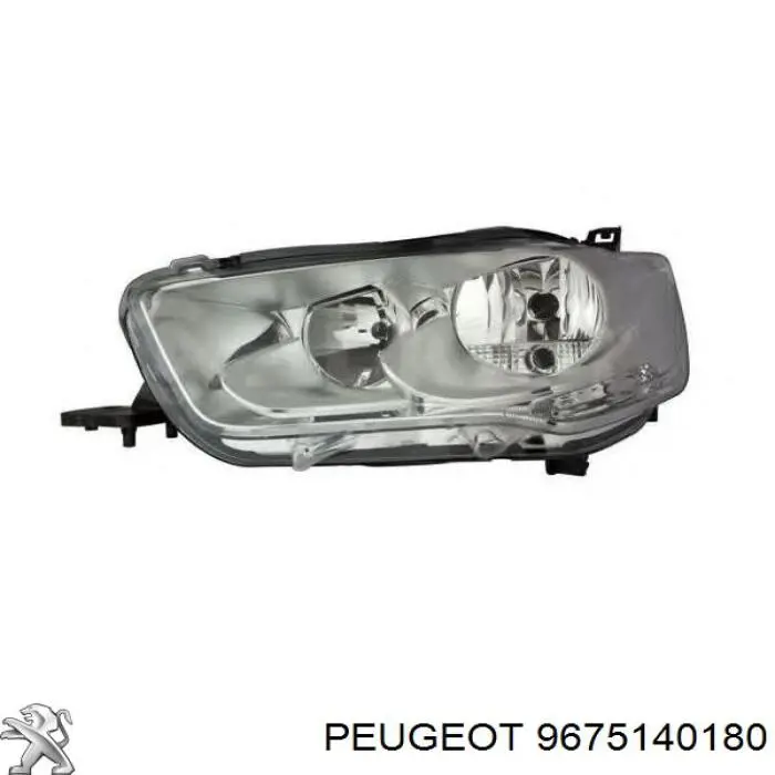 9675140180 Peugeot/Citroen Основна фара - вставка