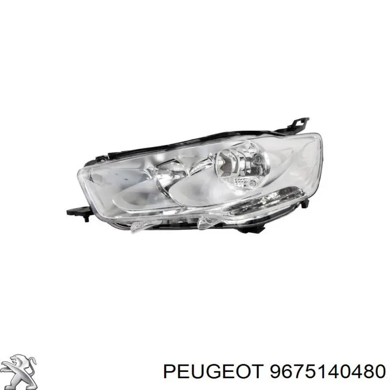 9675140480 Peugeot/Citroen фара ліва