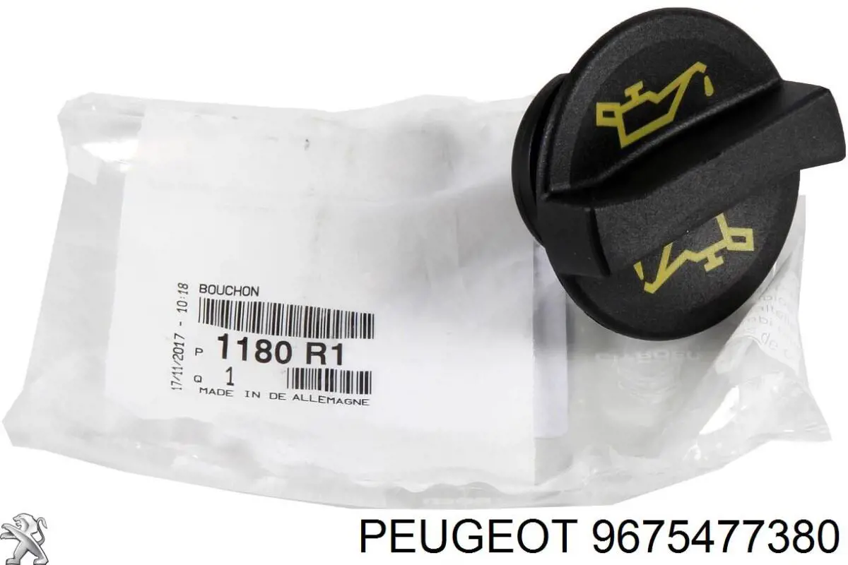 Купити 9675477380 Peugeot/Citroen Кришка маслозаливной горловини