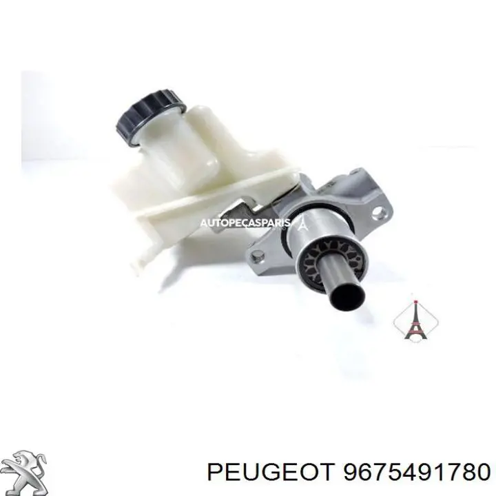 Купити 9675491780 Peugeot/Citroen Трос ручного гальма задній, правий/лівий