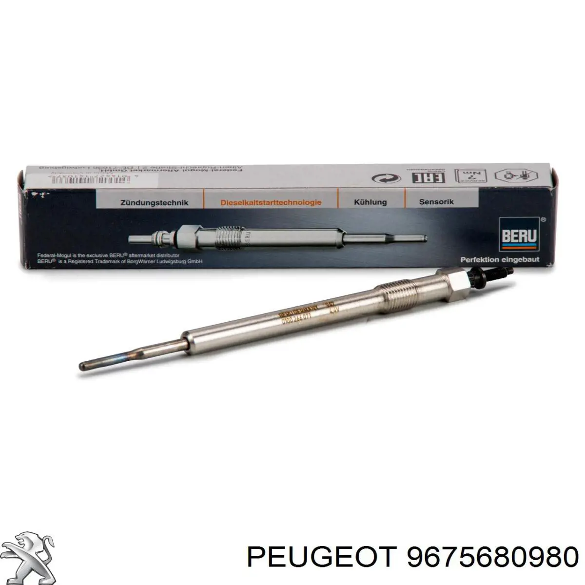Купити 9675680980 Peugeot/Citroen Свічка накалу