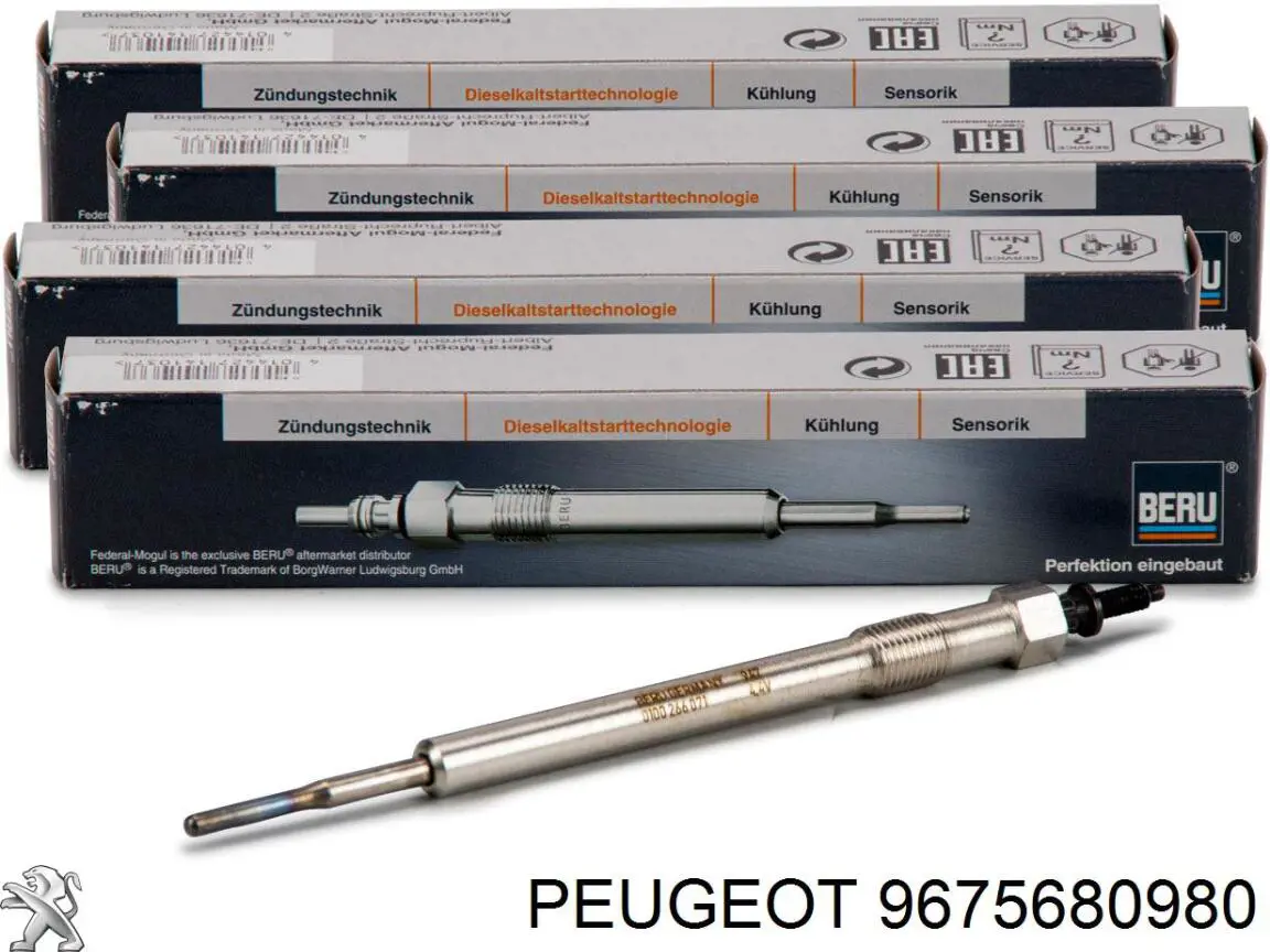 9675680980 Peugeot/Citroen Свічки розжарювання