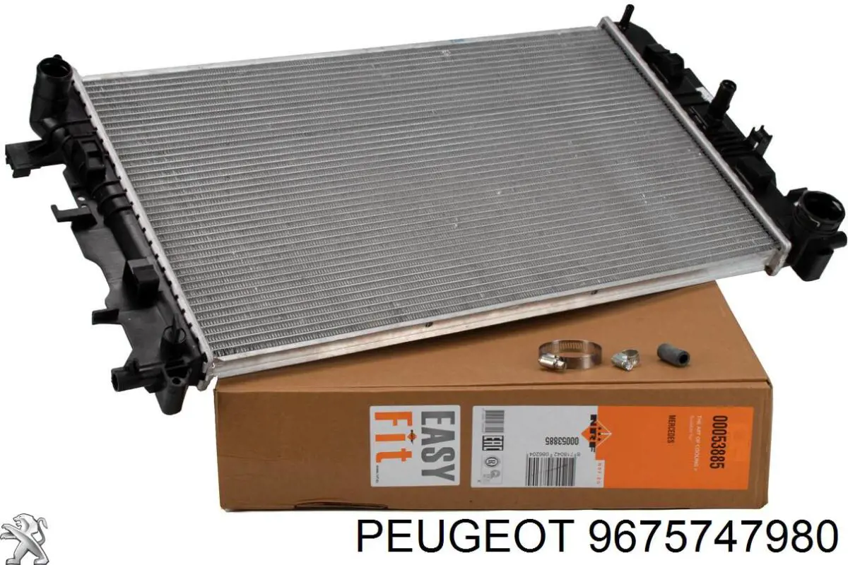 Радіатор 9675747980 Peugeot/Citroen