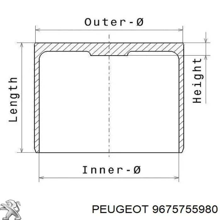 9675755980 Peugeot/Citroen Гідрокомпенсатор