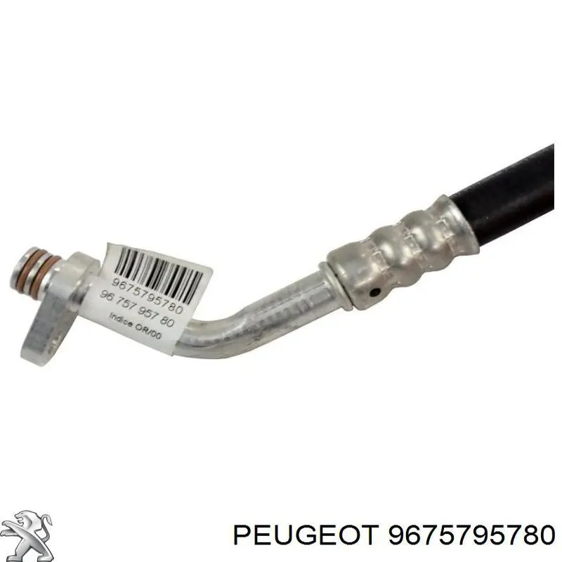 9675795780 Peugeot/Citroen Шланг кондиціонера, від компресора до радіатора