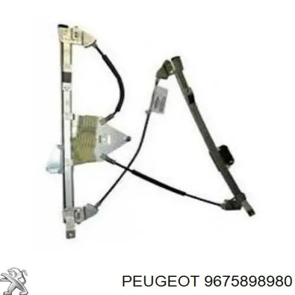 Механізм склопідіймача двері передньої, правої 9675898980 Peugeot/Citroen