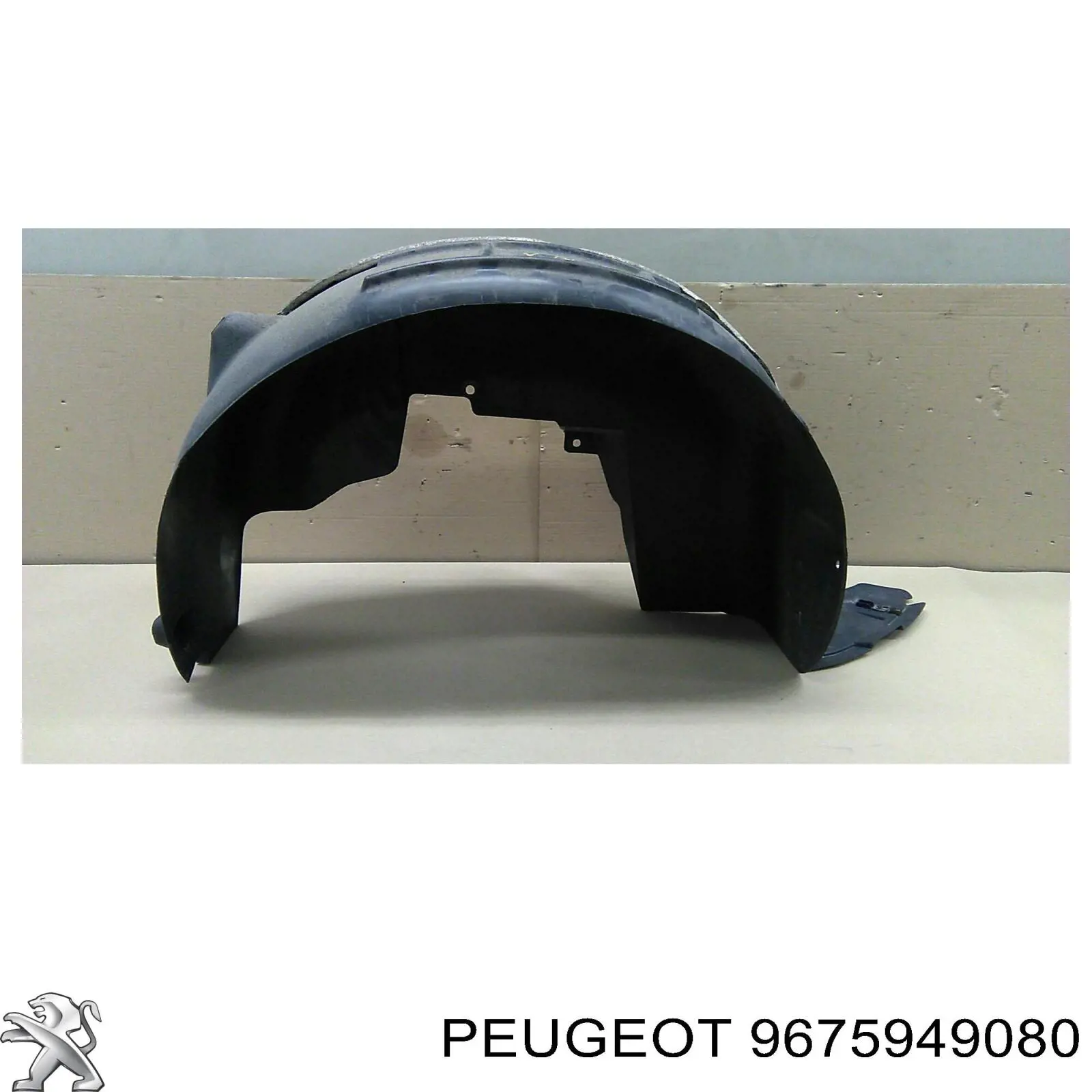 Підкрилок заднього крила, правий 9675949080 Peugeot/Citroen