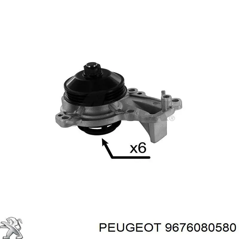 9676080580 Peugeot/Citroen Ланцюг масло насоса
