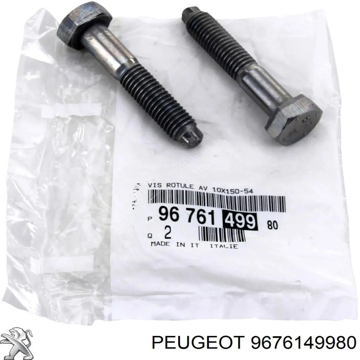 Болт кріплення передньої кульової опори до цапфи Peugeot/Citroen 9676149980 ціна, від 1.53 USD