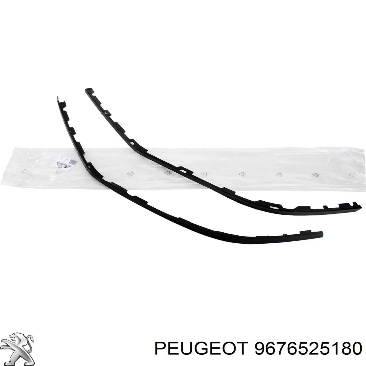 Купити 9676525180 Peugeot/Citroen Нижня накладка на передній бампер