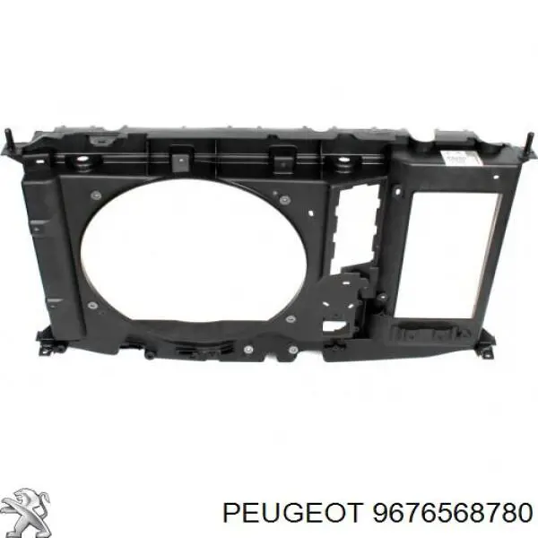 9676568780 Peugeot/Citroen супорт радіатора в зборі/монтажна панель кріплення фар