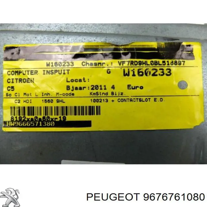 Купити 9676761080 Peugeot/Citroen Модуль управління двигуном