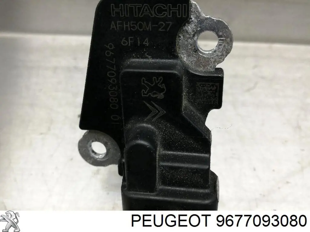 9677093080 Peugeot/Citroen датчик потоку (витрати повітря, витратомір MAF - (Mass Airflow))