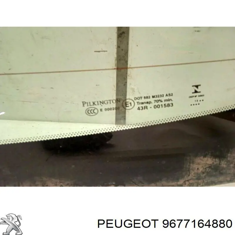 Скло автомобільне заднє Peugeot/Citroen 9677164880 ціна, від 101.24 USD