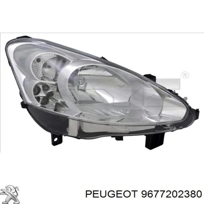 Фара правая Peugeot/Citroen 9677202380 ціна, від 127.22 USD