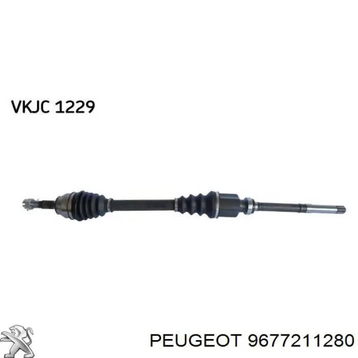 9677211280 Peugeot/Citroen Привід передній правий