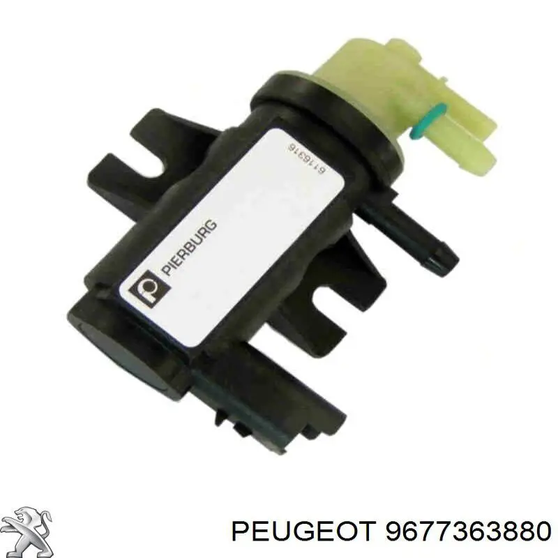 9677363880 Peugeot/Citroen перетворювач тиску (соленоїд наддуву/EGR)