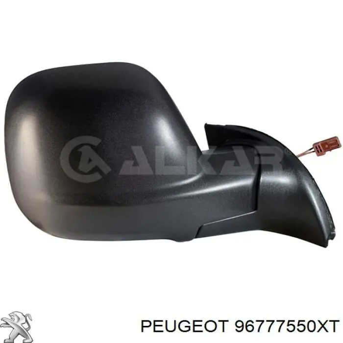 Праве бічне дзеркало Peugeot/Citroen 96777550XT ціна, від 58.43 USD