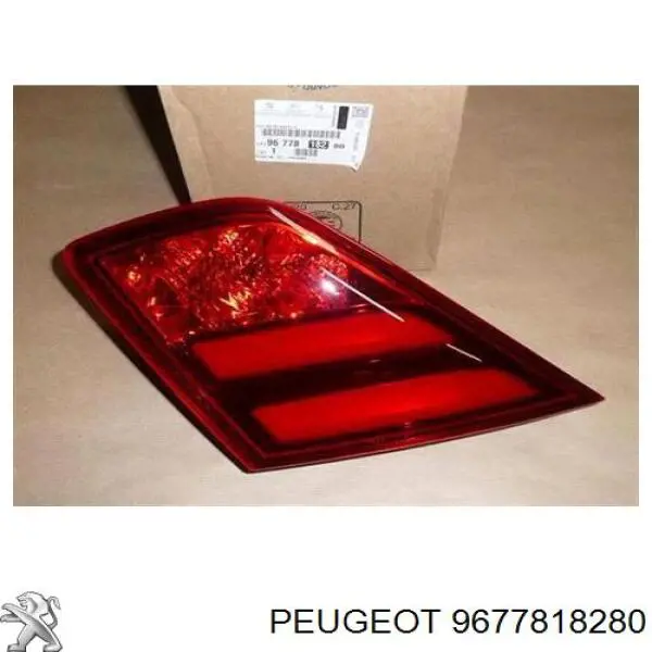 Купити 9677818280 Peugeot/Citroen Ліхтар задній внутрішній правий