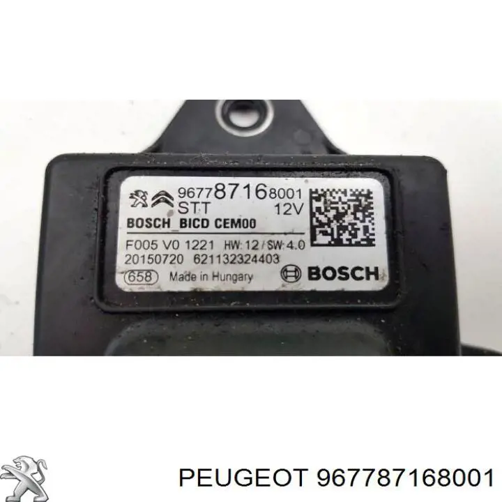 967787168001 Peugeot/Citroen Реле передпускового підігрівача