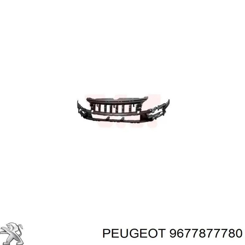 9677877780 Peugeot/Citroen підсилювач бампера переднього