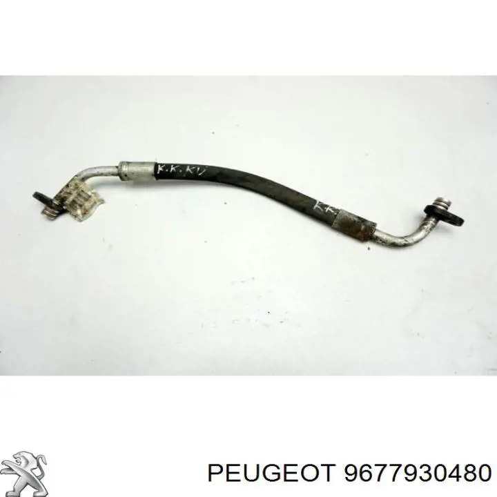 9677930480 Peugeot/Citroen Шланг кондиціонера, від компресора до радіатора