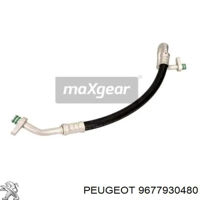 9677930480 Peugeot/Citroen шланг кондиціонера, від компресора до радіатора